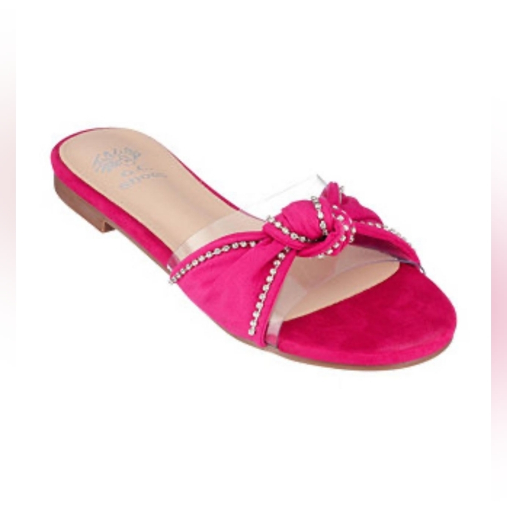Chic Fuchsia Women's Knotted Sandals